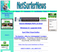 Tablet Screenshot of netsurfernews.com